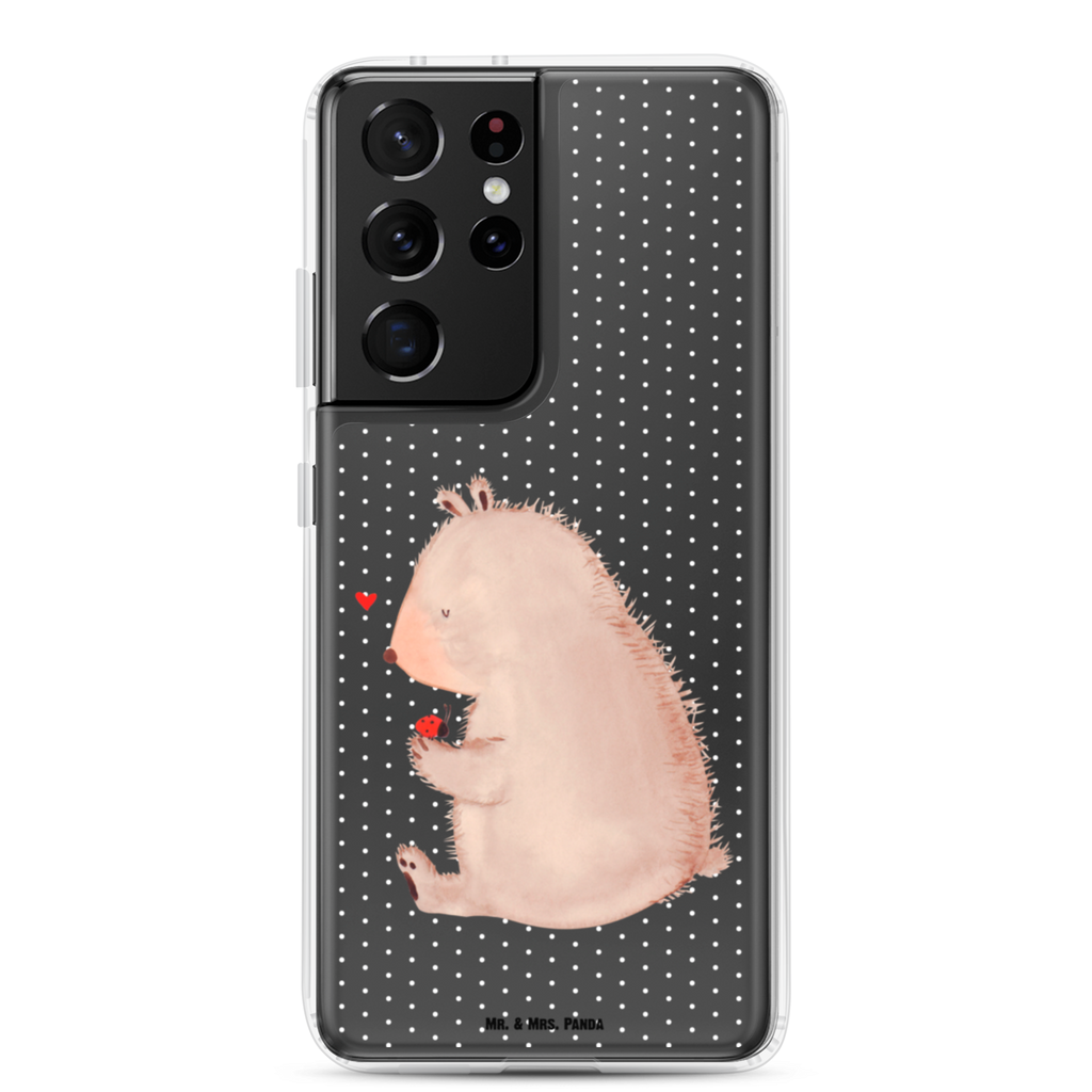 Handyhülle Bär mit Marienkäfer Bär, Marienkäfer, Liebe, Freiheit, Motivation, Das Leben ist schön Handyhülle, Handycover, Transparente Handyhülle, Flexible Handyhülle, Handyschutz, Transparent, Durchsichtig, Schutzhülle für Handy, Stilvolle Handyhülle, Robuste Handyhülle, Schutz vor Kratzern, Schützende Handyhülle  Bär, Teddy, Teddybär
