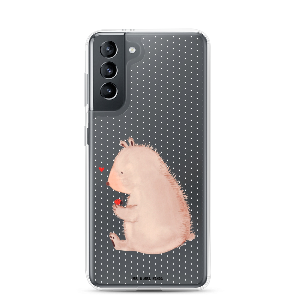 Handyhülle Bär mit Marienkäfer Bär, Marienkäfer, Liebe, Freiheit, Motivation, Das Leben ist schön Handyhülle, Handycover, Transparente Handyhülle, Flexible Handyhülle, Handyschutz, Transparent, Durchsichtig, Schutzhülle für Handy, Stilvolle Handyhülle, Robuste Handyhülle, Schutz vor Kratzern, Schützende Handyhülle  Bär, Teddy, Teddybär