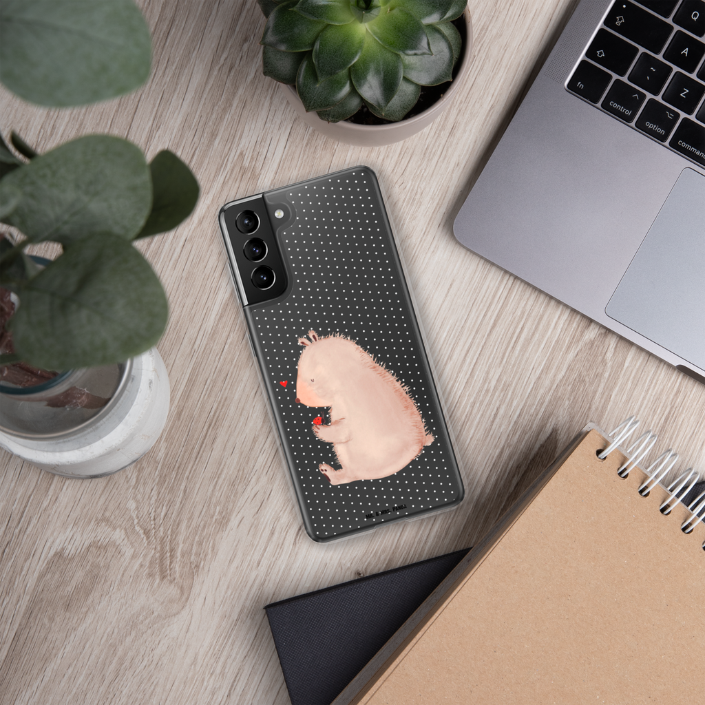 Handyhülle Bär mit Marienkäfer Bär, Marienkäfer, Liebe, Freiheit, Motivation, Das Leben ist schön Handyhülle, Handycover, Transparente Handyhülle, Flexible Handyhülle, Handyschutz, Transparent, Durchsichtig, Schutzhülle für Handy, Stilvolle Handyhülle, Robuste Handyhülle, Schutz vor Kratzern, Schützende Handyhülle  Bär, Teddy, Teddybär