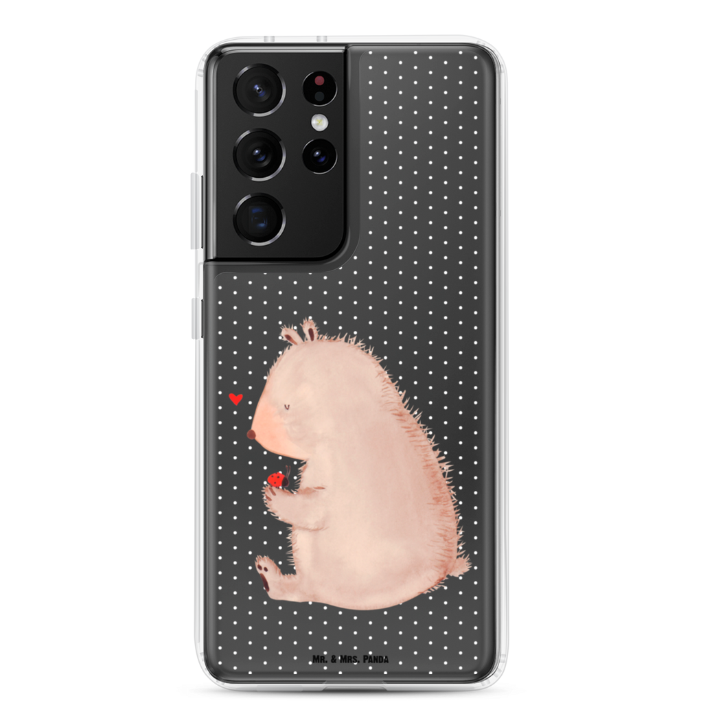 Handyhülle Bär mit Marienkäfer Bär, Marienkäfer, Liebe, Freiheit, Motivation, Das Leben ist schön Handyhülle, Handycover, Transparente Handyhülle, Flexible Handyhülle, Handyschutz, Transparent, Durchsichtig, Schutzhülle für Handy, Stilvolle Handyhülle, Robuste Handyhülle, Schutz vor Kratzern, Schützende Handyhülle  Bär, Teddy, Teddybär