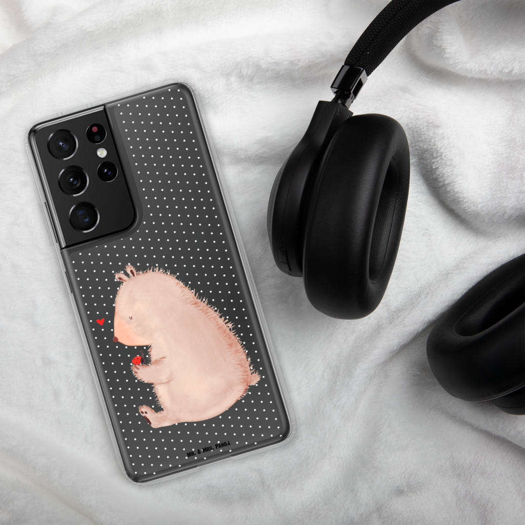 Handyhülle Bär mit Marienkäfer Bär, Marienkäfer, Liebe, Freiheit, Motivation, Das Leben ist schön Handyhülle, Handycover, Transparente Handyhülle, Flexible Handyhülle, Handyschutz, Transparent, Durchsichtig, Schutzhülle für Handy, Stilvolle Handyhülle, Robuste Handyhülle, Schutz vor Kratzern, Schützende Handyhülle  Bär, Teddy, Teddybär