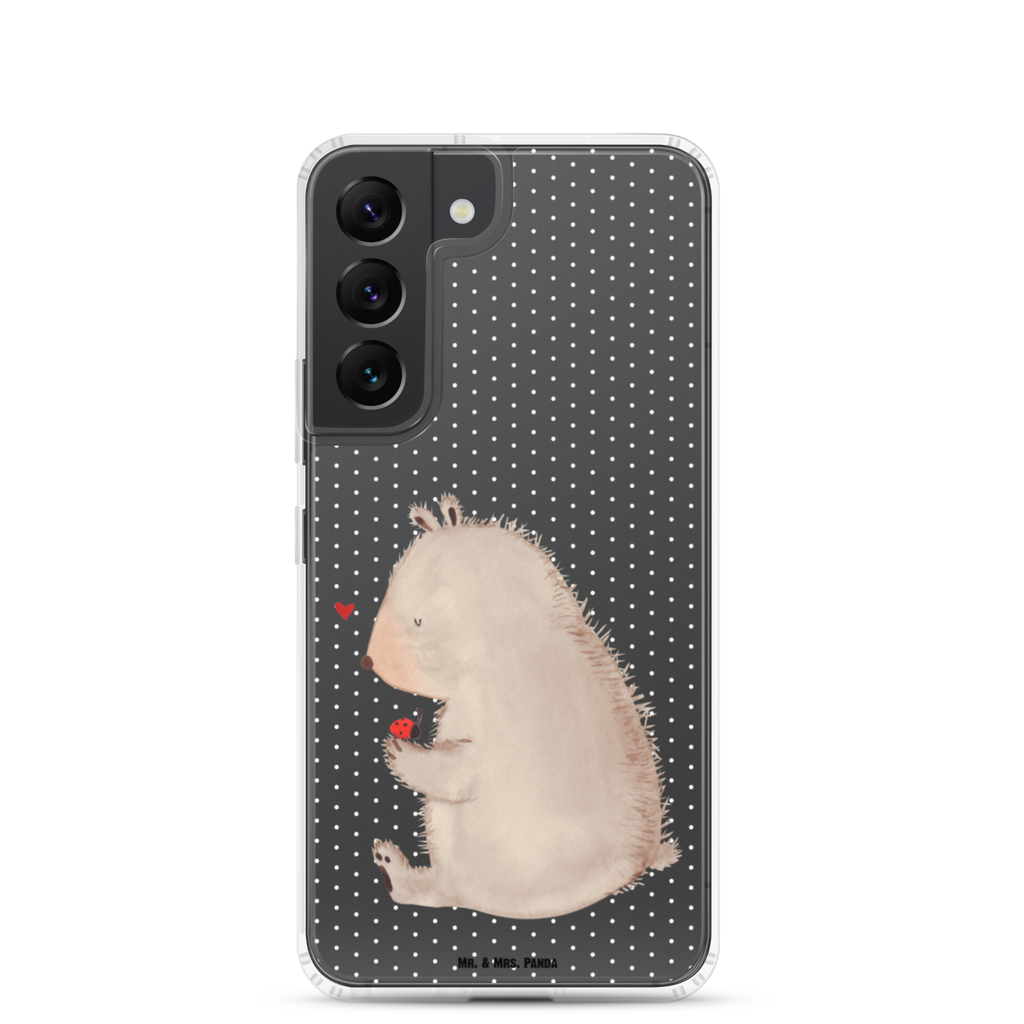 Handyhülle Bär mit Marienkäfer Bär, Marienkäfer, Liebe, Freiheit, Motivation, Das Leben ist schön Handyhülle, Handycover, Transparente Handyhülle, Flexible Handyhülle, Handyschutz, Transparent, Durchsichtig, Schutzhülle für Handy, Stilvolle Handyhülle, Robuste Handyhülle, Schutz vor Kratzern, Schützende Handyhülle  Bär, Teddy, Teddybär