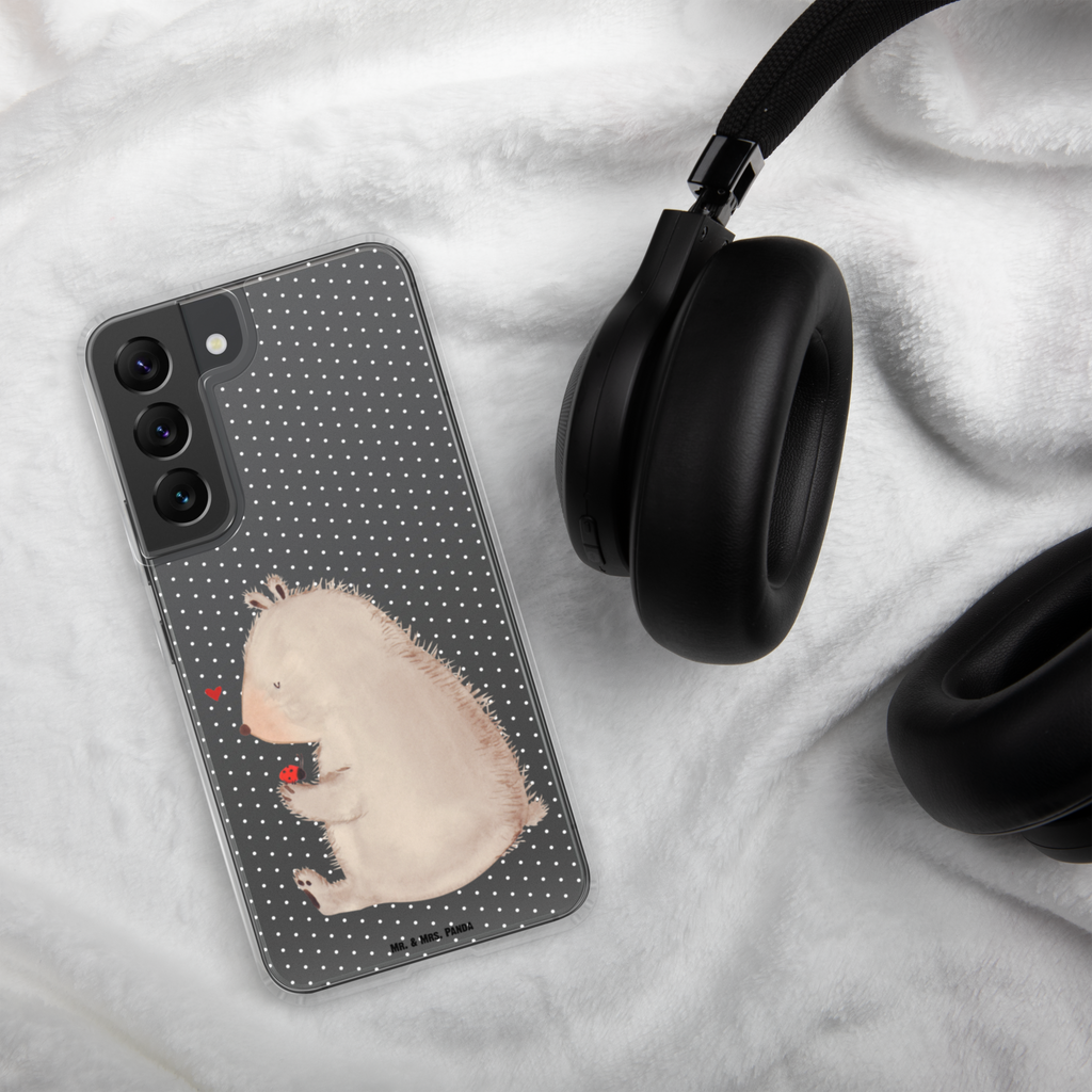 Handyhülle Bär mit Marienkäfer Bär, Marienkäfer, Liebe, Freiheit, Motivation, Das Leben ist schön Handyhülle, Handycover, Transparente Handyhülle, Flexible Handyhülle, Handyschutz, Transparent, Durchsichtig, Schutzhülle für Handy, Stilvolle Handyhülle, Robuste Handyhülle, Schutz vor Kratzern, Schützende Handyhülle  Bär, Teddy, Teddybär