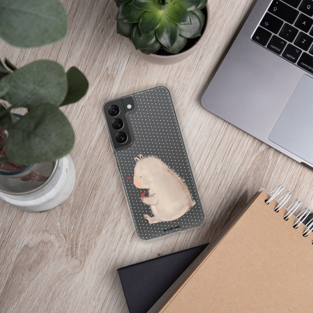 Handyhülle Bär mit Marienkäfer Bär, Marienkäfer, Liebe, Freiheit, Motivation, Das Leben ist schön Handyhülle, Handycover, Transparente Handyhülle, Flexible Handyhülle, Handyschutz, Transparent, Durchsichtig, Schutzhülle für Handy, Stilvolle Handyhülle, Robuste Handyhülle, Schutz vor Kratzern, Schützende Handyhülle  Bär, Teddy, Teddybär