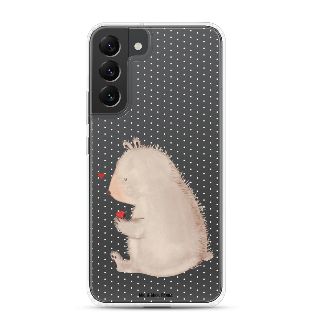 Handyhülle Bär mit Marienkäfer Bär, Marienkäfer, Liebe, Freiheit, Motivation, Das Leben ist schön Handyhülle, Handycover, Transparente Handyhülle, Flexible Handyhülle, Handyschutz, Transparent, Durchsichtig, Schutzhülle für Handy, Stilvolle Handyhülle, Robuste Handyhülle, Schutz vor Kratzern, Schützende Handyhülle  Bär, Teddy, Teddybär
