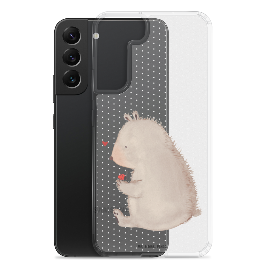 Handyhülle Bär mit Marienkäfer Bär, Marienkäfer, Liebe, Freiheit, Motivation, Das Leben ist schön Handyhülle, Handycover, Transparente Handyhülle, Flexible Handyhülle, Handyschutz, Transparent, Durchsichtig, Schutzhülle für Handy, Stilvolle Handyhülle, Robuste Handyhülle, Schutz vor Kratzern, Schützende Handyhülle  Bär, Teddy, Teddybär