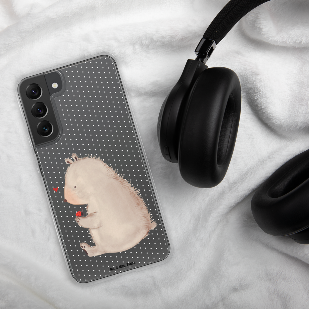 Handyhülle Bär mit Marienkäfer Bär, Marienkäfer, Liebe, Freiheit, Motivation, Das Leben ist schön Handyhülle, Handycover, Transparente Handyhülle, Flexible Handyhülle, Handyschutz, Transparent, Durchsichtig, Schutzhülle für Handy, Stilvolle Handyhülle, Robuste Handyhülle, Schutz vor Kratzern, Schützende Handyhülle  Bär, Teddy, Teddybär