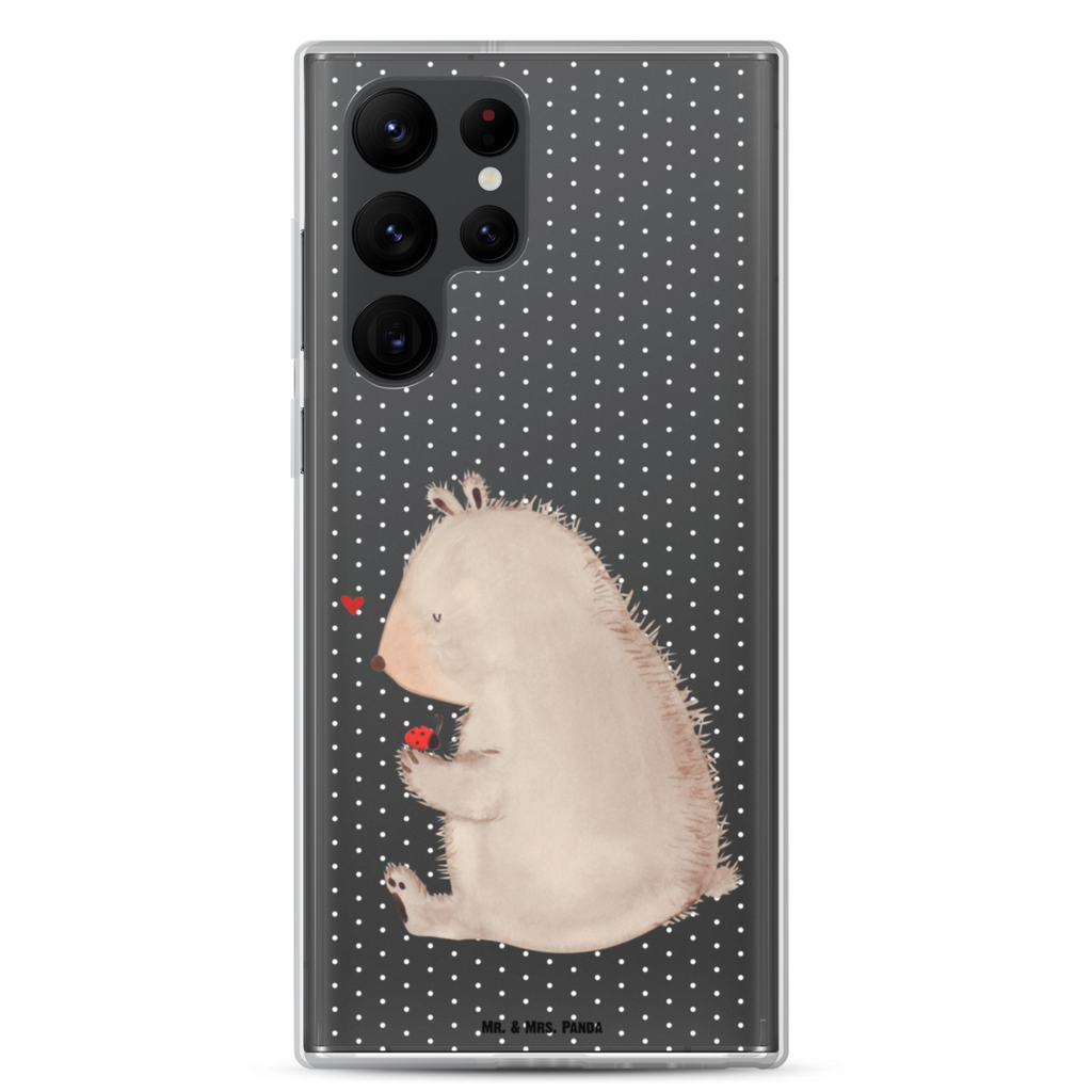 Handyhülle Bär mit Marienkäfer Bär, Marienkäfer, Liebe, Freiheit, Motivation, Das Leben ist schön Handyhülle, Handycover, Transparente Handyhülle, Flexible Handyhülle, Handyschutz, Transparent, Durchsichtig, Schutzhülle für Handy, Stilvolle Handyhülle, Robuste Handyhülle, Schutz vor Kratzern, Schützende Handyhülle  Bär, Teddy, Teddybär