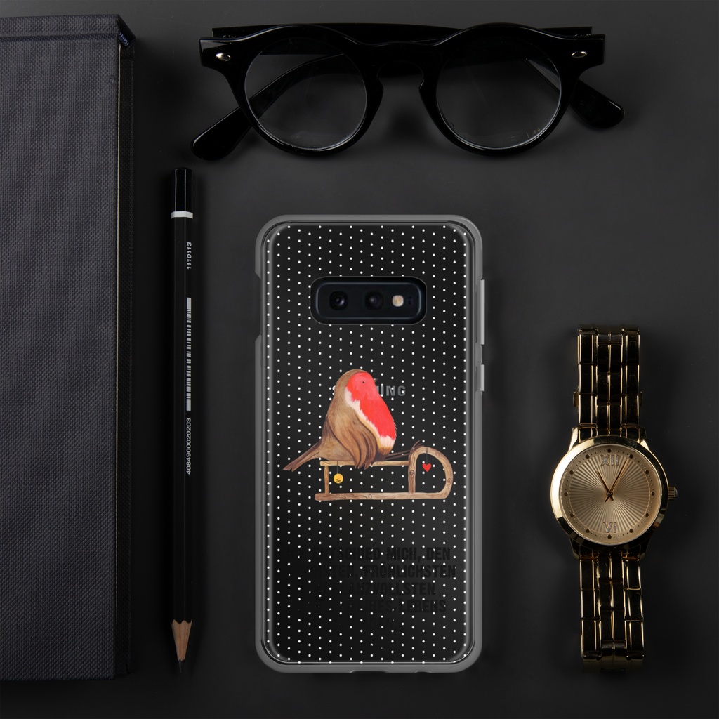 Handyhülle Rotkehlchen Schlitten Handyhülle, Handycover, Transparente Handyhülle, Flexible Handyhülle, Handyschutz, Transparent, Durchsichtig, Schutzhülle für Handy, Stilvolle Handyhülle, Robuste Handyhülle, Schutz vor Kratzern, Schützende Handyhülle, Winter, Weihnachten, Weihnachtsdeko, Nikolaus, Advent, Heiligabend, Wintermotiv, Schlitten, Vogel