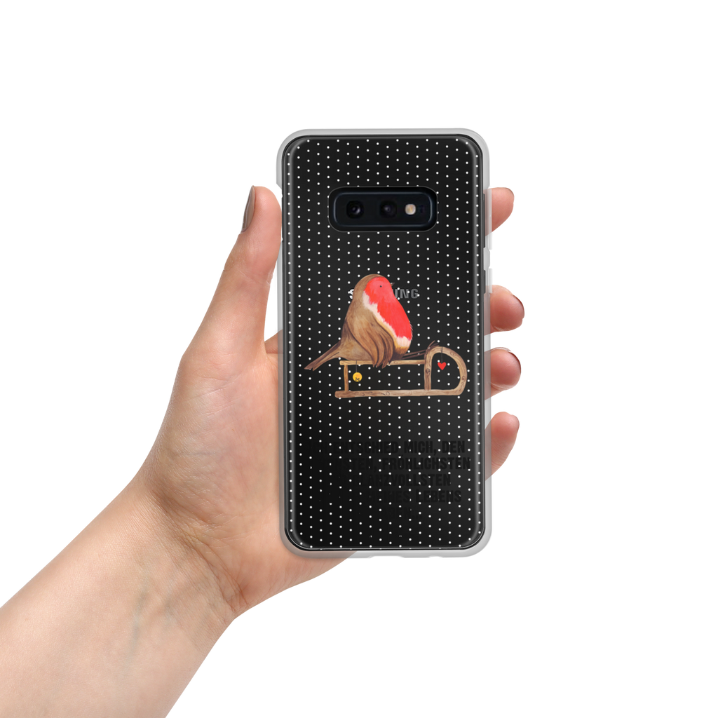 Handyhülle Rotkehlchen Schlitten Handyhülle, Handycover, Transparente Handyhülle, Flexible Handyhülle, Handyschutz, Transparent, Durchsichtig, Schutzhülle für Handy, Stilvolle Handyhülle, Robuste Handyhülle, Schutz vor Kratzern, Schützende Handyhülle, Winter, Weihnachten, Weihnachtsdeko, Nikolaus, Advent, Heiligabend, Wintermotiv, Schlitten, Vogel