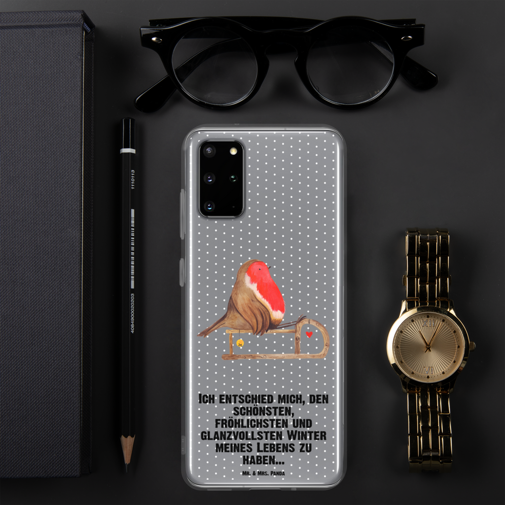 Handyhülle Rotkehlchen Schlitten Handyhülle, Handycover, Transparente Handyhülle, Flexible Handyhülle, Handyschutz, Transparent, Durchsichtig, Schutzhülle für Handy, Stilvolle Handyhülle, Robuste Handyhülle, Schutz vor Kratzern, Schützende Handyhülle, Winter, Weihnachten, Weihnachtsdeko, Nikolaus, Advent, Heiligabend, Wintermotiv, Schlitten, Vogel