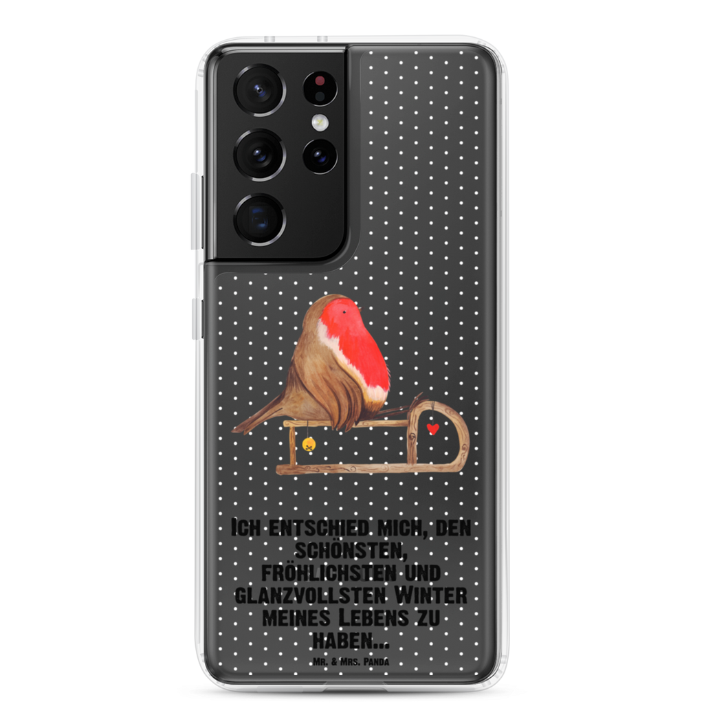 Handyhülle Rotkehlchen Schlitten Handyhülle, Handycover, Transparente Handyhülle, Flexible Handyhülle, Handyschutz, Transparent, Durchsichtig, Schutzhülle für Handy, Stilvolle Handyhülle, Robuste Handyhülle, Schutz vor Kratzern, Schützende Handyhülle, Winter, Weihnachten, Weihnachtsdeko, Nikolaus, Advent, Heiligabend, Wintermotiv, Schlitten, Vogel