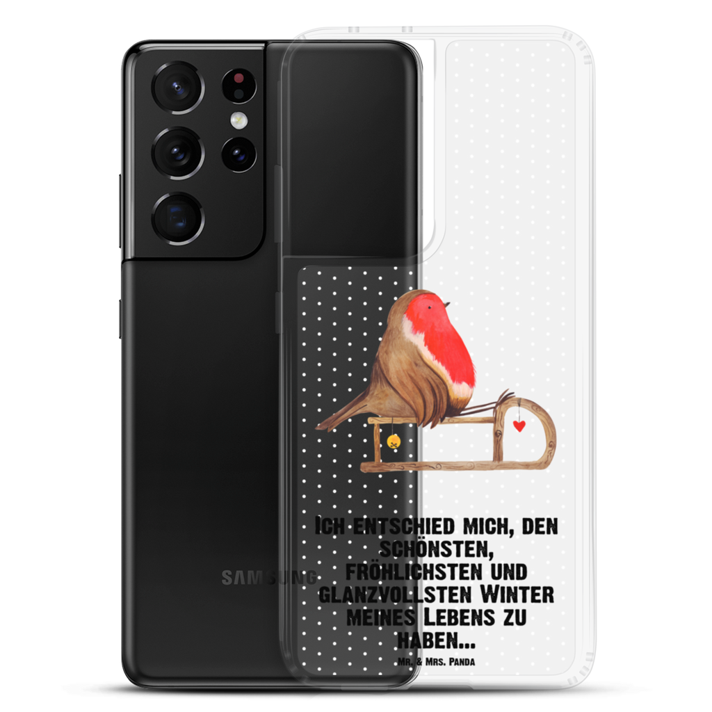 Handyhülle Rotkehlchen Schlitten Handyhülle, Handycover, Transparente Handyhülle, Flexible Handyhülle, Handyschutz, Transparent, Durchsichtig, Schutzhülle für Handy, Stilvolle Handyhülle, Robuste Handyhülle, Schutz vor Kratzern, Schützende Handyhülle, Winter, Weihnachten, Weihnachtsdeko, Nikolaus, Advent, Heiligabend, Wintermotiv, Schlitten, Vogel