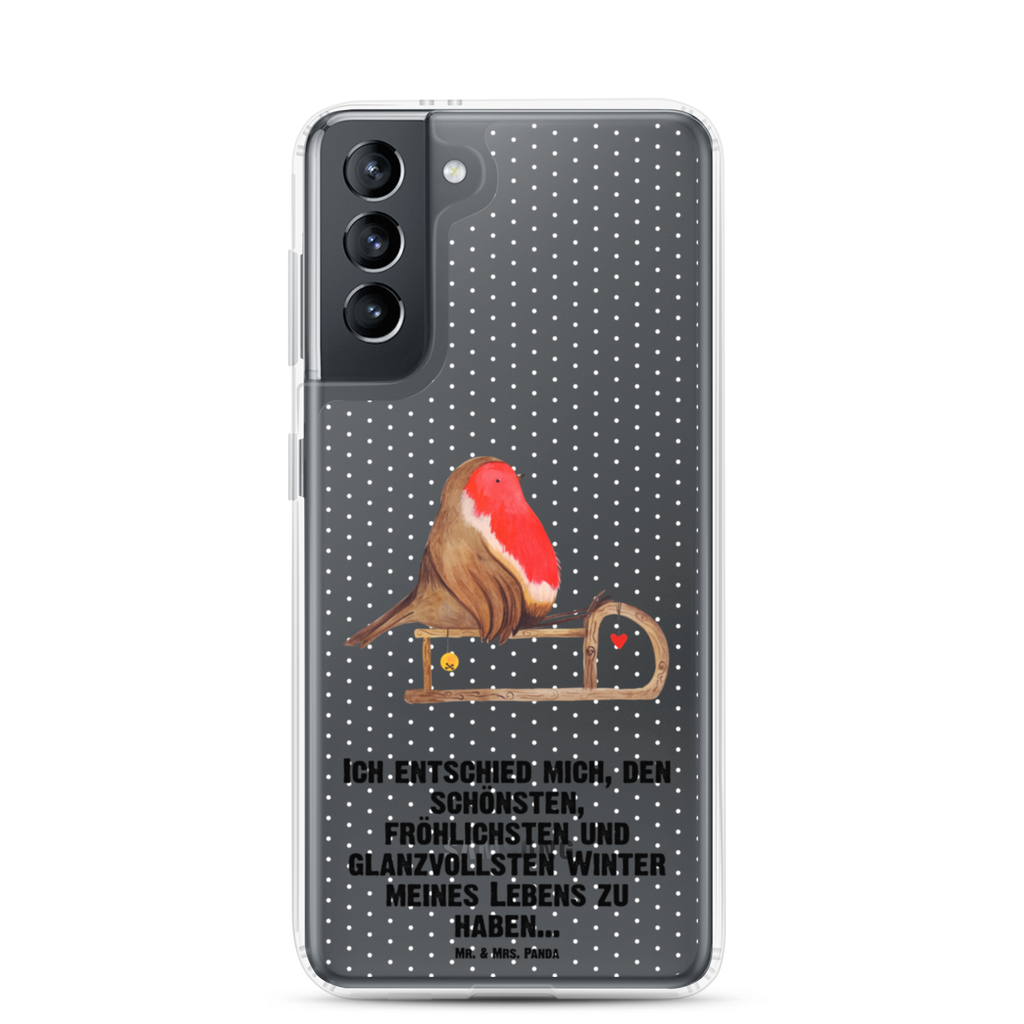 Handyhülle Rotkehlchen Schlitten Handyhülle, Handycover, Transparente Handyhülle, Flexible Handyhülle, Handyschutz, Transparent, Durchsichtig, Schutzhülle für Handy, Stilvolle Handyhülle, Robuste Handyhülle, Schutz vor Kratzern, Schützende Handyhülle, Winter, Weihnachten, Weihnachtsdeko, Nikolaus, Advent, Heiligabend, Wintermotiv, Schlitten, Vogel