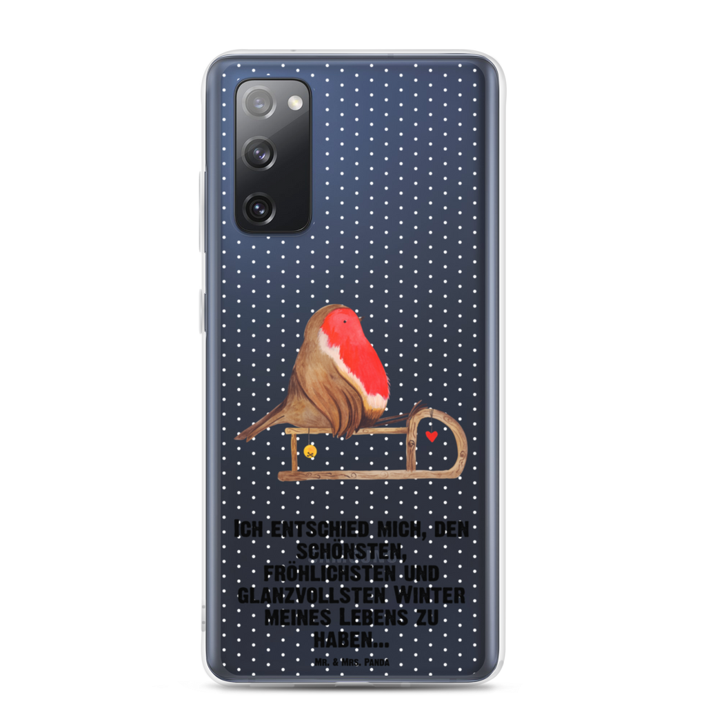Handyhülle Rotkehlchen Schlitten Handyhülle, Handycover, Transparente Handyhülle, Flexible Handyhülle, Handyschutz, Transparent, Durchsichtig, Schutzhülle für Handy, Stilvolle Handyhülle, Robuste Handyhülle, Schutz vor Kratzern, Schützende Handyhülle, Winter, Weihnachten, Weihnachtsdeko, Nikolaus, Advent, Heiligabend, Wintermotiv, Schlitten, Vogel