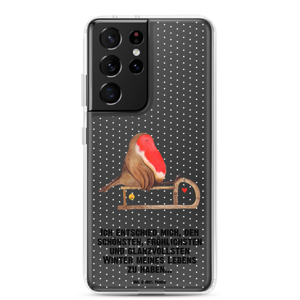 Handyhülle Rotkehlchen Schlitten Handyhülle, Handycover, Transparente Handyhülle, Flexible Handyhülle, Handyschutz, Transparent, Durchsichtig, Schutzhülle für Handy, Stilvolle Handyhülle, Robuste Handyhülle, Schutz vor Kratzern, Schützende Handyhülle, Winter, Weihnachten, Weihnachtsdeko, Nikolaus, Advent, Heiligabend, Wintermotiv, Schlitten, Vogel