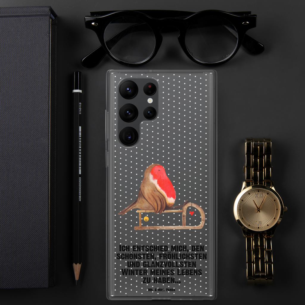 Handyhülle Rotkehlchen Schlitten Handyhülle, Handycover, Transparente Handyhülle, Flexible Handyhülle, Handyschutz, Transparent, Durchsichtig, Schutzhülle für Handy, Stilvolle Handyhülle, Robuste Handyhülle, Schutz vor Kratzern, Schützende Handyhülle, Winter, Weihnachten, Weihnachtsdeko, Nikolaus, Advent, Heiligabend, Wintermotiv, Schlitten, Vogel