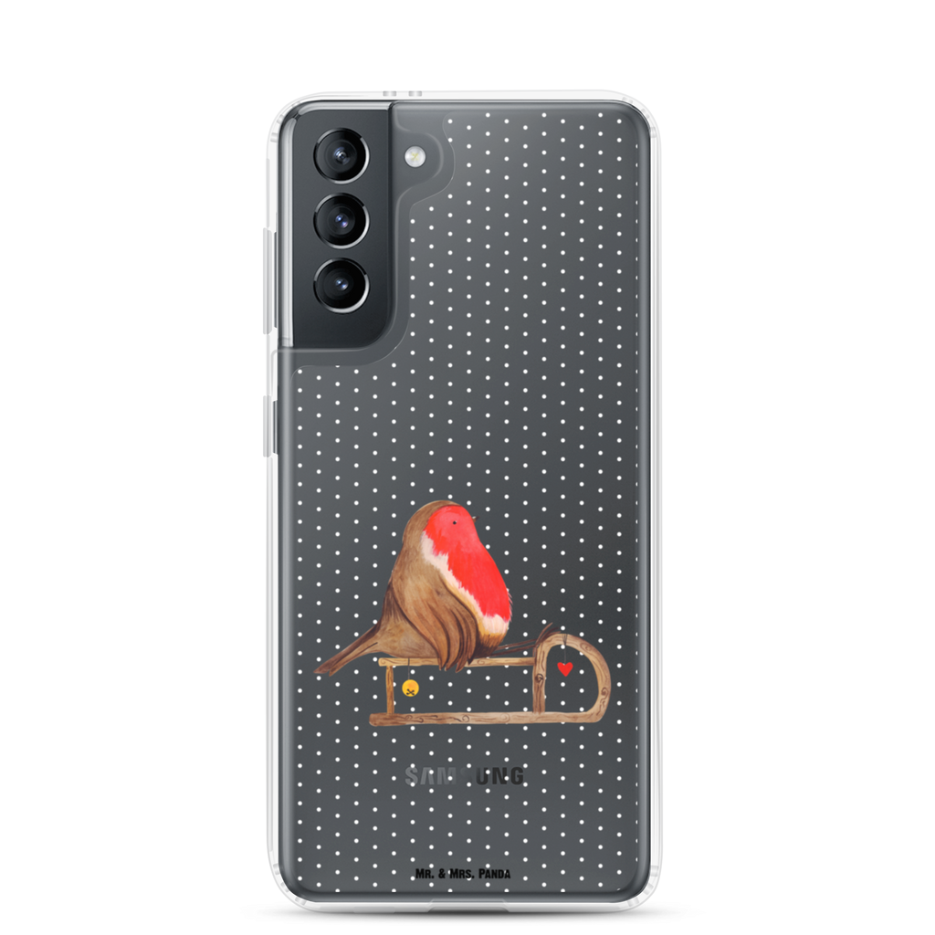 Handyhülle Rotkehlchen Schlitten Handyhülle, Handycover, Transparente Handyhülle, Flexible Handyhülle, Handyschutz, Transparent, Durchsichtig, Schutzhülle für Handy, Stilvolle Handyhülle, Robuste Handyhülle, Schutz vor Kratzern, Schützende Handyhülle, Winter, Weihnachten, Weihnachtsdeko, Nikolaus, Advent, Heiligabend, Wintermotiv, Schlitten, Vogel