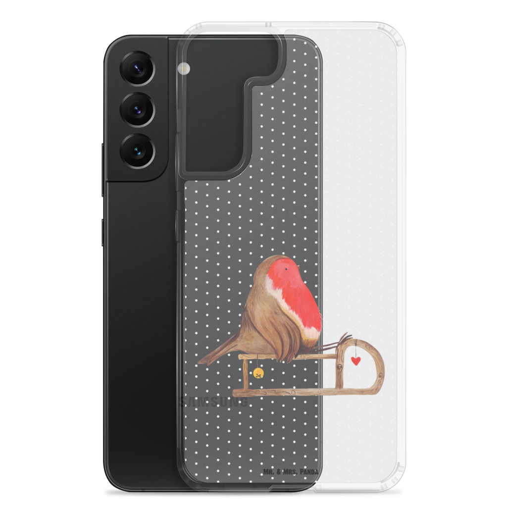 Handyhülle Rotkehlchen Schlitten Handyhülle, Handycover, Transparente Handyhülle, Flexible Handyhülle, Handyschutz, Transparent, Durchsichtig, Schutzhülle für Handy, Stilvolle Handyhülle, Robuste Handyhülle, Schutz vor Kratzern, Schützende Handyhülle, Winter, Weihnachten, Weihnachtsdeko, Nikolaus, Advent, Heiligabend, Wintermotiv, Schlitten, Vogel