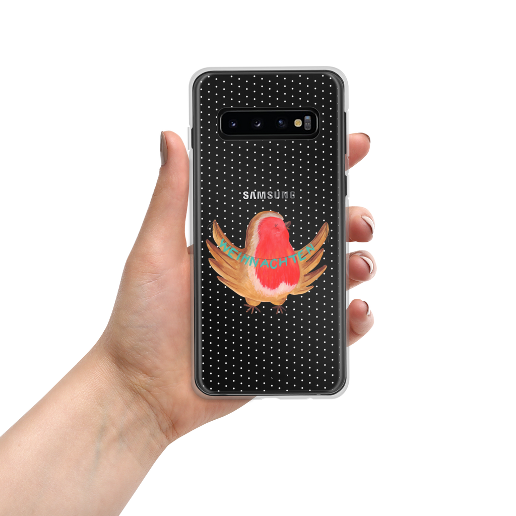 Handyhülle Rotkehlchen Weihnachten Handyhülle, Handycover, Transparente Handyhülle, Flexible Handyhülle, Handyschutz, Transparent, Durchsichtig, Schutzhülle für Handy, Stilvolle Handyhülle, Robuste Handyhülle, Schutz vor Kratzern, Schützende Handyhülle, Winter, Weihnachten, Weihnachtsdeko, Nikolaus, Advent, Heiligabend, Wintermotiv, Frohe Weihnachten, Weihnachtsmotiv, Weihnachtsgruß, Vogel, xmas