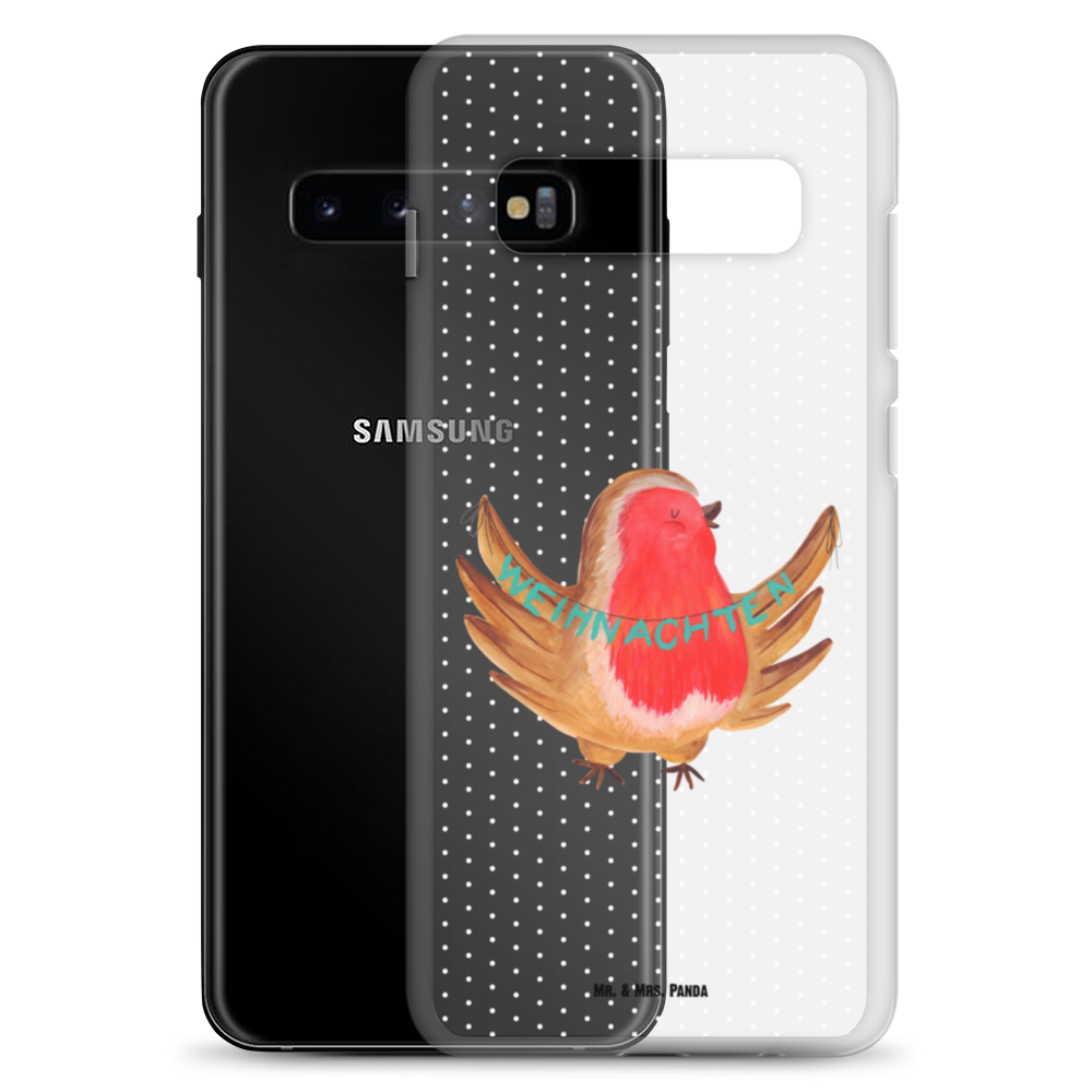 Handyhülle Rotkehlchen Weihnachten Handyhülle, Handycover, Transparente Handyhülle, Flexible Handyhülle, Handyschutz, Transparent, Durchsichtig, Schutzhülle für Handy, Stilvolle Handyhülle, Robuste Handyhülle, Schutz vor Kratzern, Schützende Handyhülle, Winter, Weihnachten, Weihnachtsdeko, Nikolaus, Advent, Heiligabend, Wintermotiv, Frohe Weihnachten, Weihnachtsmotiv, Weihnachtsgruß, Vogel, xmas