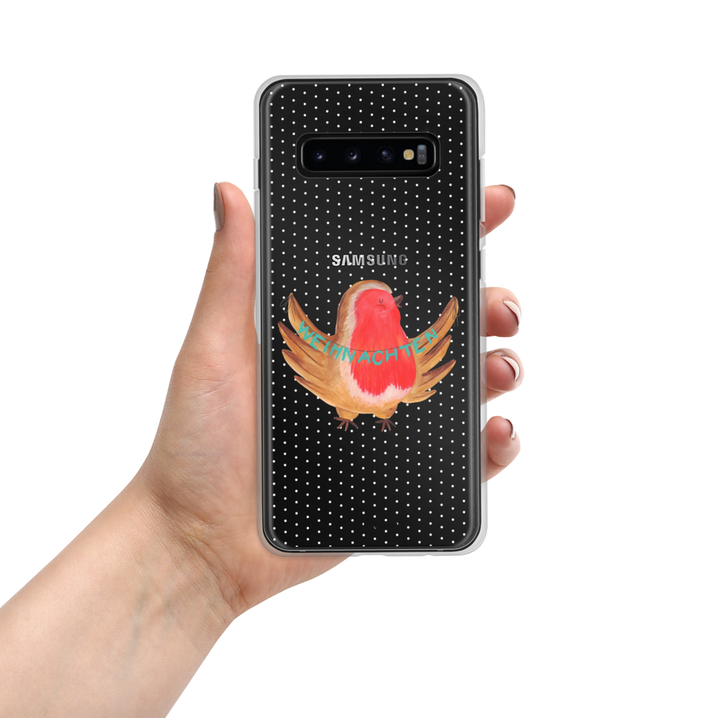 Handyhülle Rotkehlchen Weihnachten Handyhülle, Handycover, Transparente Handyhülle, Flexible Handyhülle, Handyschutz, Transparent, Durchsichtig, Schutzhülle für Handy, Stilvolle Handyhülle, Robuste Handyhülle, Schutz vor Kratzern, Schützende Handyhülle, Winter, Weihnachten, Weihnachtsdeko, Nikolaus, Advent, Heiligabend, Wintermotiv, Frohe Weihnachten, Weihnachtsmotiv, Weihnachtsgruß, Vogel, xmas