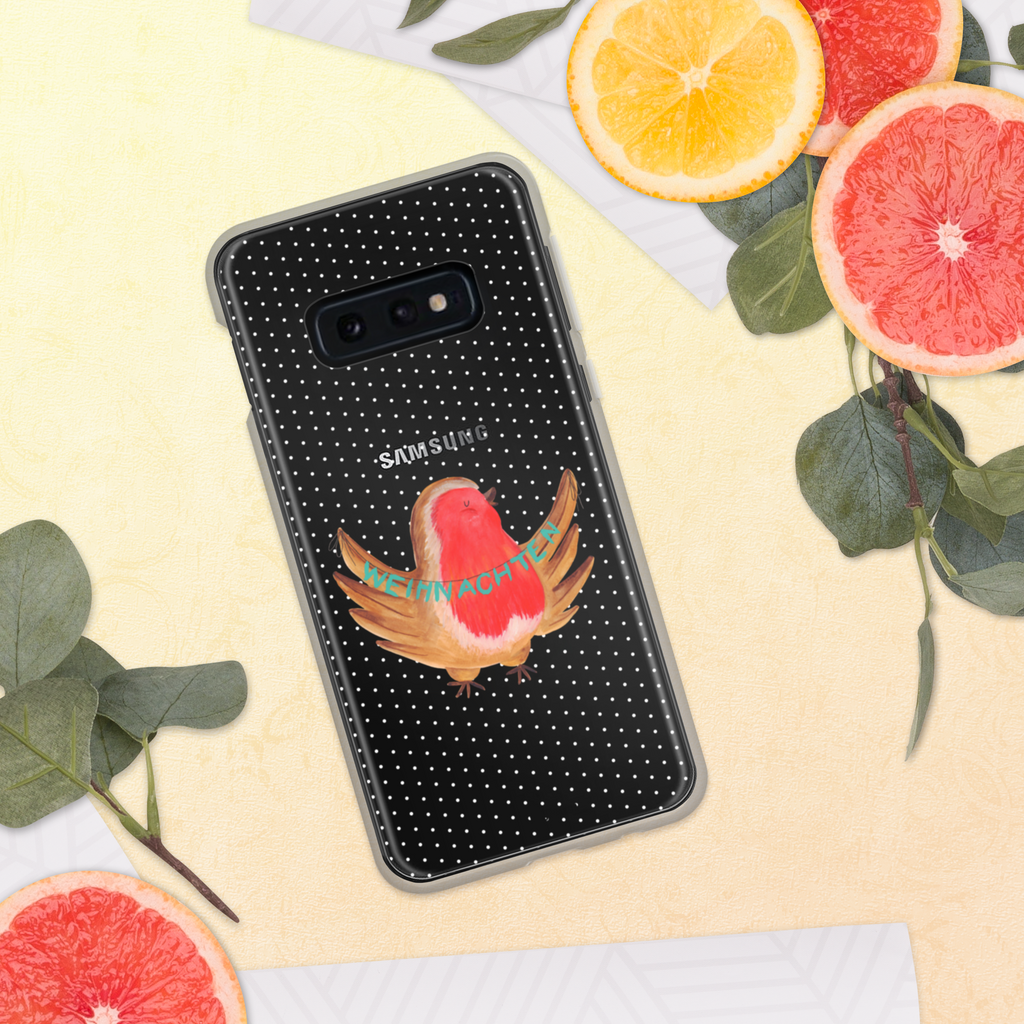 Handyhülle Rotkehlchen Weihnachten Handyhülle, Handycover, Transparente Handyhülle, Flexible Handyhülle, Handyschutz, Transparent, Durchsichtig, Schutzhülle für Handy, Stilvolle Handyhülle, Robuste Handyhülle, Schutz vor Kratzern, Schützende Handyhülle, Winter, Weihnachten, Weihnachtsdeko, Nikolaus, Advent, Heiligabend, Wintermotiv, Frohe Weihnachten, Weihnachtsmotiv, Weihnachtsgruß, Vogel, xmas