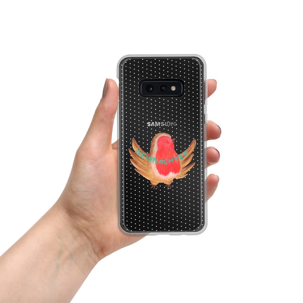 Handyhülle Rotkehlchen Weihnachten Handyhülle, Handycover, Transparente Handyhülle, Flexible Handyhülle, Handyschutz, Transparent, Durchsichtig, Schutzhülle für Handy, Stilvolle Handyhülle, Robuste Handyhülle, Schutz vor Kratzern, Schützende Handyhülle, Winter, Weihnachten, Weihnachtsdeko, Nikolaus, Advent, Heiligabend, Wintermotiv, Frohe Weihnachten, Weihnachtsmotiv, Weihnachtsgruß, Vogel, xmas