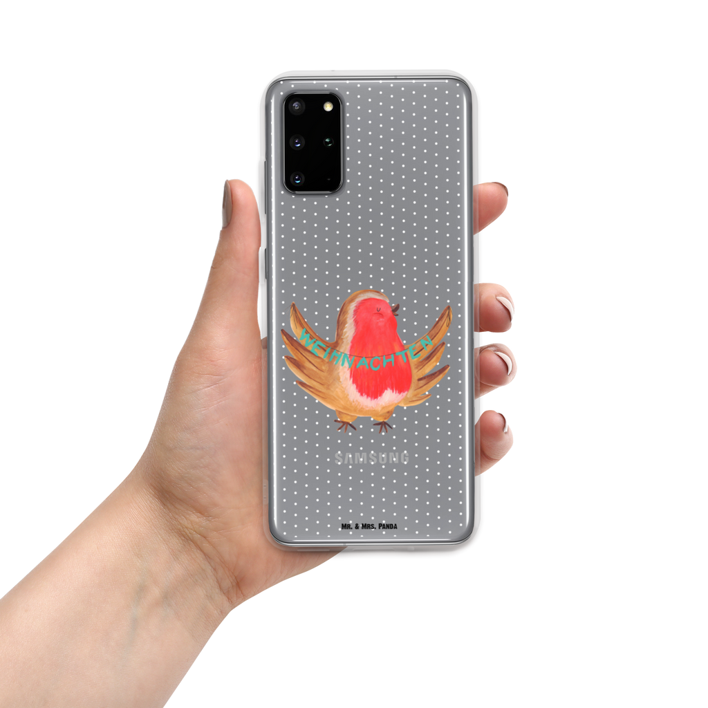 Handyhülle Rotkehlchen Weihnachten Handyhülle, Handycover, Transparente Handyhülle, Flexible Handyhülle, Handyschutz, Transparent, Durchsichtig, Schutzhülle für Handy, Stilvolle Handyhülle, Robuste Handyhülle, Schutz vor Kratzern, Schützende Handyhülle, Winter, Weihnachten, Weihnachtsdeko, Nikolaus, Advent, Heiligabend, Wintermotiv, Frohe Weihnachten, Weihnachtsmotiv, Weihnachtsgruß, Vogel, xmas