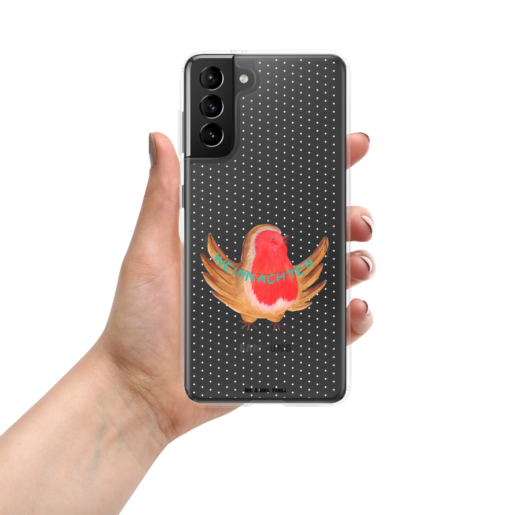 Handyhülle Rotkehlchen Weihnachten Handyhülle, Handycover, Transparente Handyhülle, Flexible Handyhülle, Handyschutz, Transparent, Durchsichtig, Schutzhülle für Handy, Stilvolle Handyhülle, Robuste Handyhülle, Schutz vor Kratzern, Schützende Handyhülle, Winter, Weihnachten, Weihnachtsdeko, Nikolaus, Advent, Heiligabend, Wintermotiv, Frohe Weihnachten, Weihnachtsmotiv, Weihnachtsgruß, Vogel, xmas