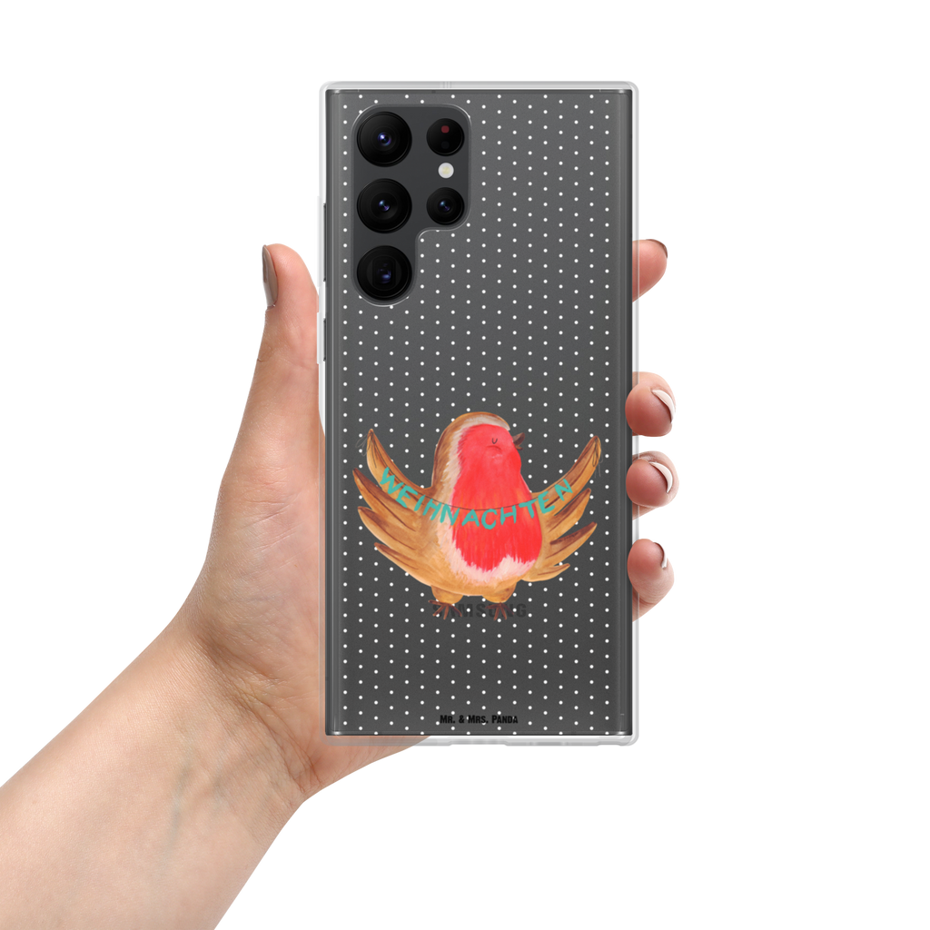 Handyhülle Rotkehlchen Weihnachten Handyhülle, Handycover, Transparente Handyhülle, Flexible Handyhülle, Handyschutz, Transparent, Durchsichtig, Schutzhülle für Handy, Stilvolle Handyhülle, Robuste Handyhülle, Schutz vor Kratzern, Schützende Handyhülle, Winter, Weihnachten, Weihnachtsdeko, Nikolaus, Advent, Heiligabend, Wintermotiv, Frohe Weihnachten, Weihnachtsmotiv, Weihnachtsgruß, Vogel, xmas