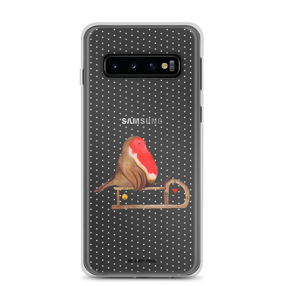 Handyhülle Rotkehlchen Schlitten Handyhülle, Handycover, Transparente Handyhülle, Flexible Handyhülle, Handyschutz, Transparent, Durchsichtig, Schutzhülle für Handy, Stilvolle Handyhülle, Robuste Handyhülle, Schutz vor Kratzern, Schützende Handyhülle, Winter, Weihnachten, Weihnachtsdeko, Nikolaus, Advent, Heiligabend, Wintermotiv, Schlitten, Vogel