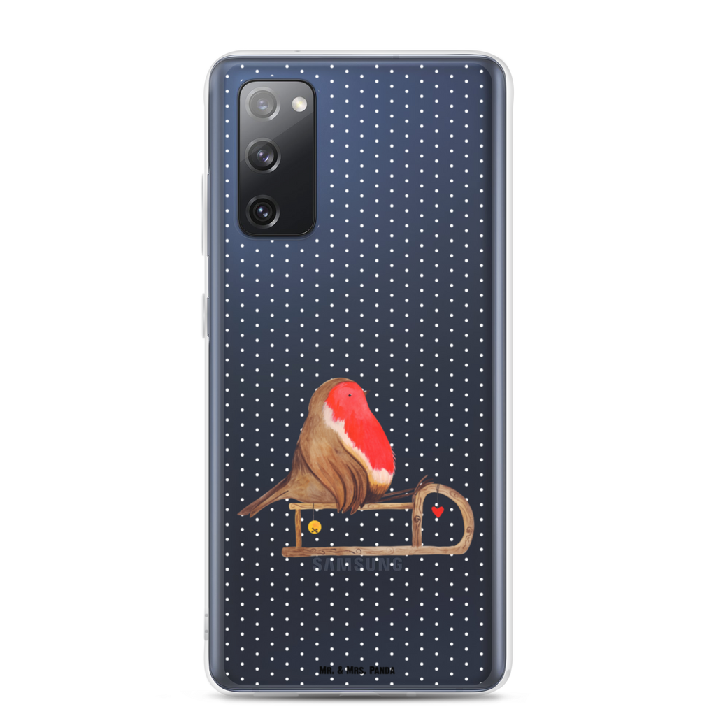 Handyhülle Rotkehlchen Schlitten Handyhülle, Handycover, Transparente Handyhülle, Flexible Handyhülle, Handyschutz, Transparent, Durchsichtig, Schutzhülle für Handy, Stilvolle Handyhülle, Robuste Handyhülle, Schutz vor Kratzern, Schützende Handyhülle, Winter, Weihnachten, Weihnachtsdeko, Nikolaus, Advent, Heiligabend, Wintermotiv, Schlitten, Vogel