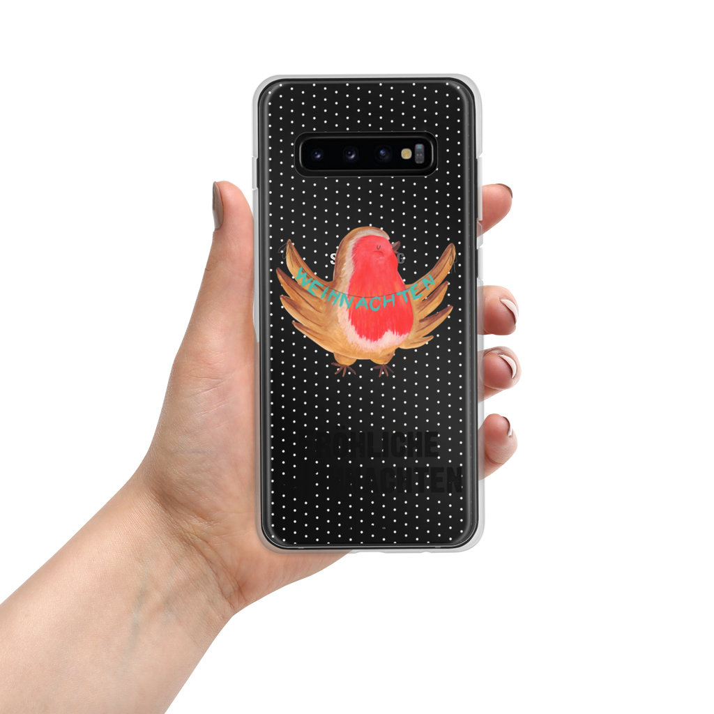 Handyhülle Rotkehlchen Weihnachten Handyhülle, Handycover, Transparente Handyhülle, Flexible Handyhülle, Handyschutz, Transparent, Durchsichtig, Schutzhülle für Handy, Stilvolle Handyhülle, Robuste Handyhülle, Schutz vor Kratzern, Schützende Handyhülle, Winter, Weihnachten, Weihnachtsdeko, Nikolaus, Advent, Heiligabend, Wintermotiv, Frohe Weihnachten, Weihnachtsmotiv, Weihnachtsgruß, Vogel, xmas