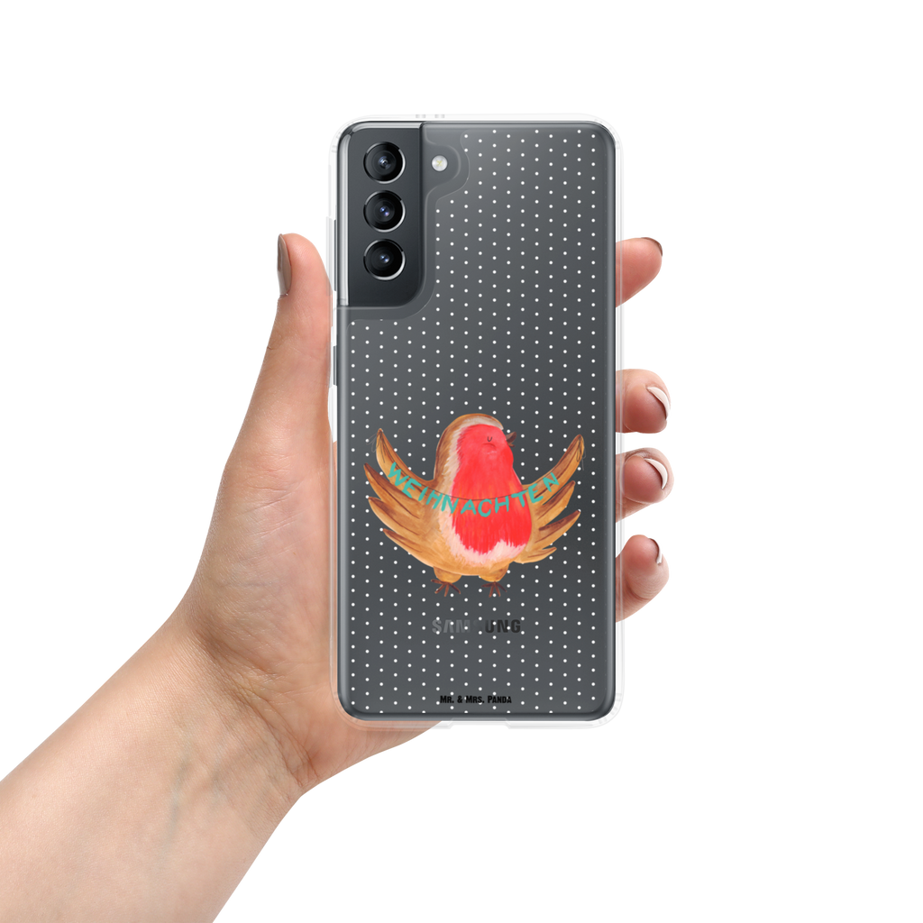 Handyhülle Rotkehlchen Weihnachten Handyhülle, Handycover, Transparente Handyhülle, Flexible Handyhülle, Handyschutz, Transparent, Durchsichtig, Schutzhülle für Handy, Stilvolle Handyhülle, Robuste Handyhülle, Schutz vor Kratzern, Schützende Handyhülle, Winter, Weihnachten, Weihnachtsdeko, Nikolaus, Advent, Heiligabend, Wintermotiv, Frohe Weihnachten, Weihnachtsmotiv, Weihnachtsgruß, Vogel, xmas