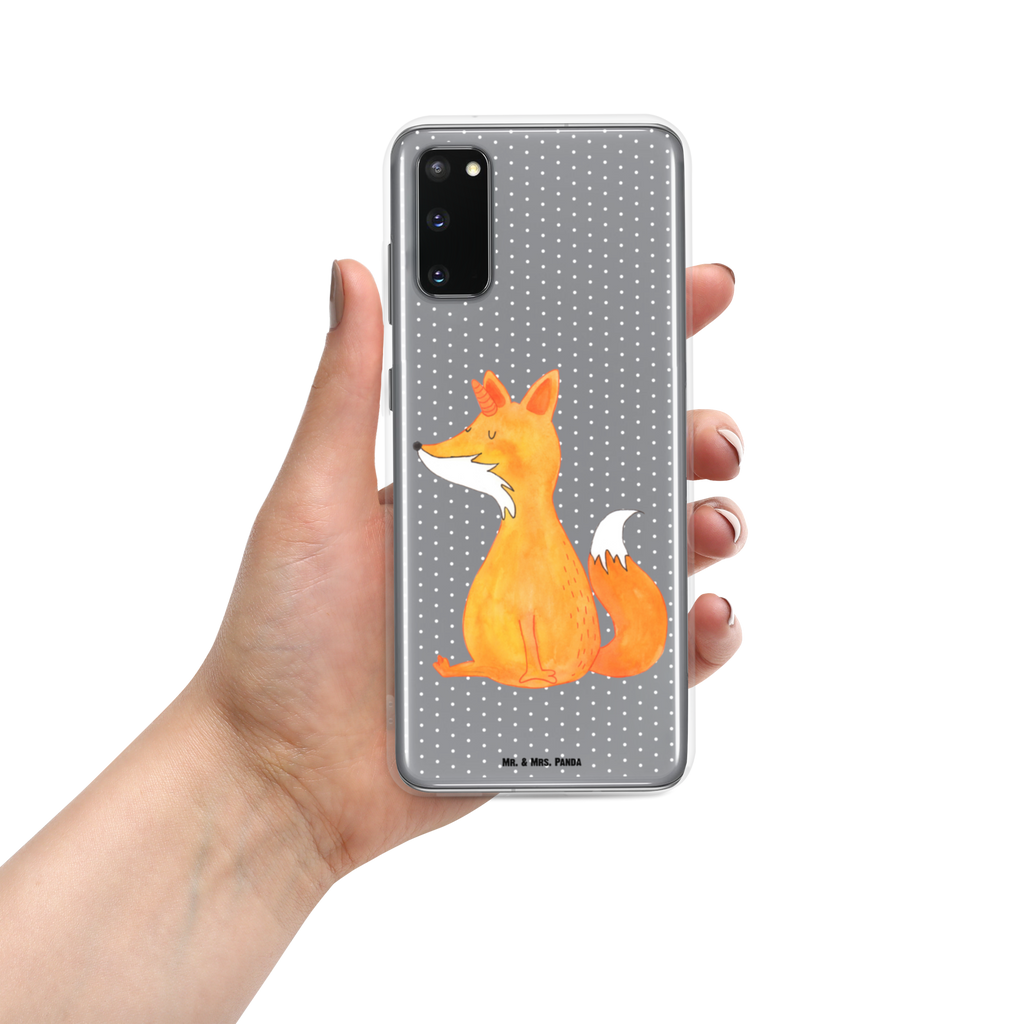 Handyhülle Fuchshörnchen Handyhülle, Handycover, Transparente Handyhülle, Flexible Handyhülle, Handyschutz, Transparent, Durchsichtig, Schutzhülle für Handy, Stilvolle Handyhülle, Robuste Handyhülle, Schutz vor Kratzern, Schützende Handyhülle, Einhorn, Einhörner, Einhorn Deko, Pegasus, Unicorn, Fuchs, Unicorns, Fuchshörnchen, Fuchshorn, Foxycorn, Füchse