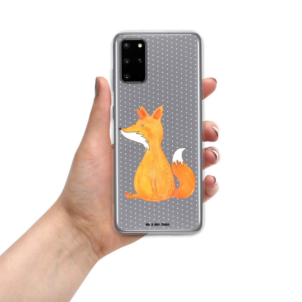 Handyhülle Fuchshörnchen Handyhülle, Handycover, Transparente Handyhülle, Flexible Handyhülle, Handyschutz, Transparent, Durchsichtig, Schutzhülle für Handy, Stilvolle Handyhülle, Robuste Handyhülle, Schutz vor Kratzern, Schützende Handyhülle, Einhorn, Einhörner, Einhorn Deko, Pegasus, Unicorn, Fuchs, Unicorns, Fuchshörnchen, Fuchshorn, Foxycorn, Füchse