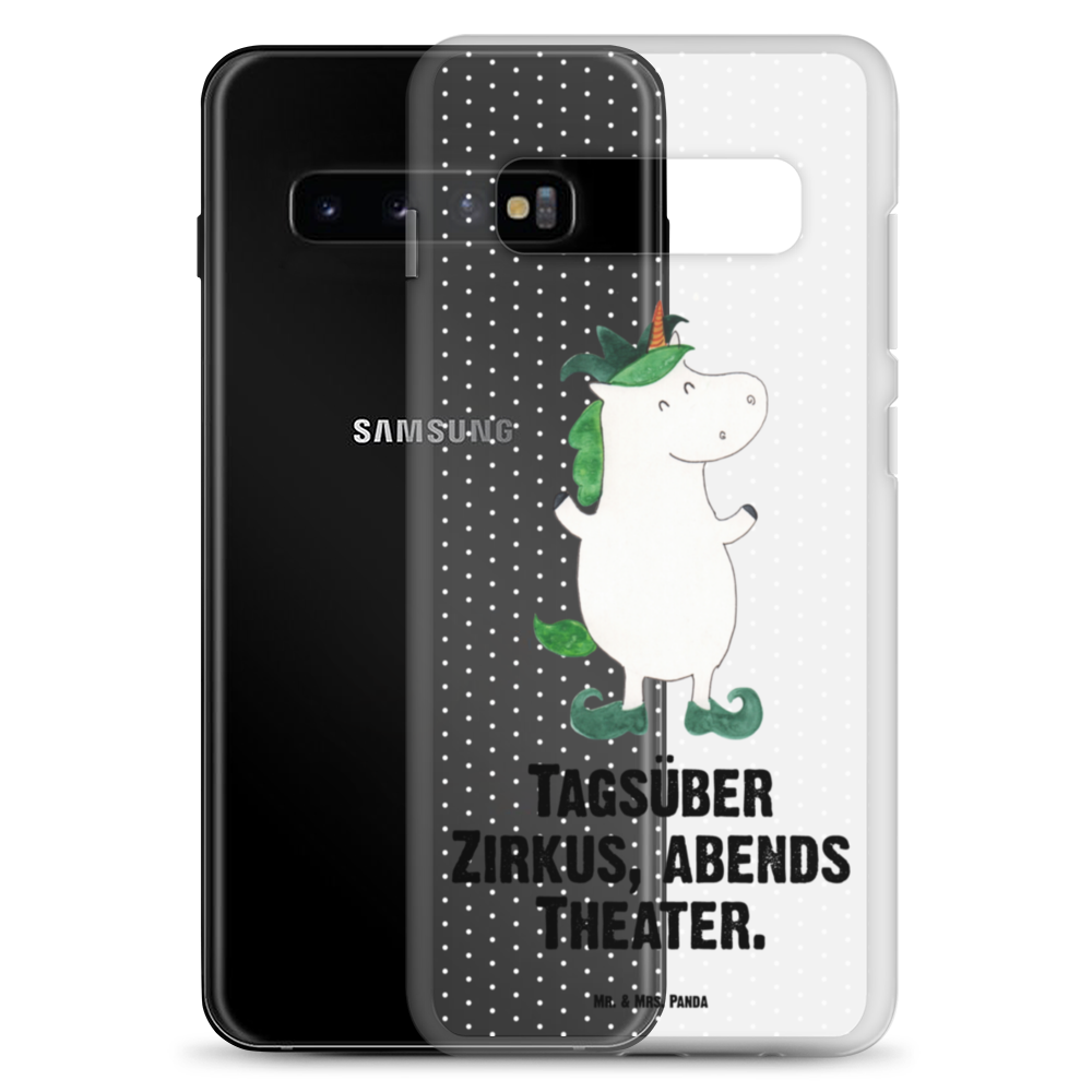 Handyhülle Einhorn Joker Handyhülle, Handycover, Transparente Handyhülle, Flexible Handyhülle, Handyschutz, Transparent, Durchsichtig, Schutzhülle für Handy, Stilvolle Handyhülle, Robuste Handyhülle, Schutz vor Kratzern, Schützende Handyhülle, Einhorn, Einhörner, Einhorn Deko, Pegasus, Unicorn, Hofnarr, Kasper, Gaukler, Mittelalter