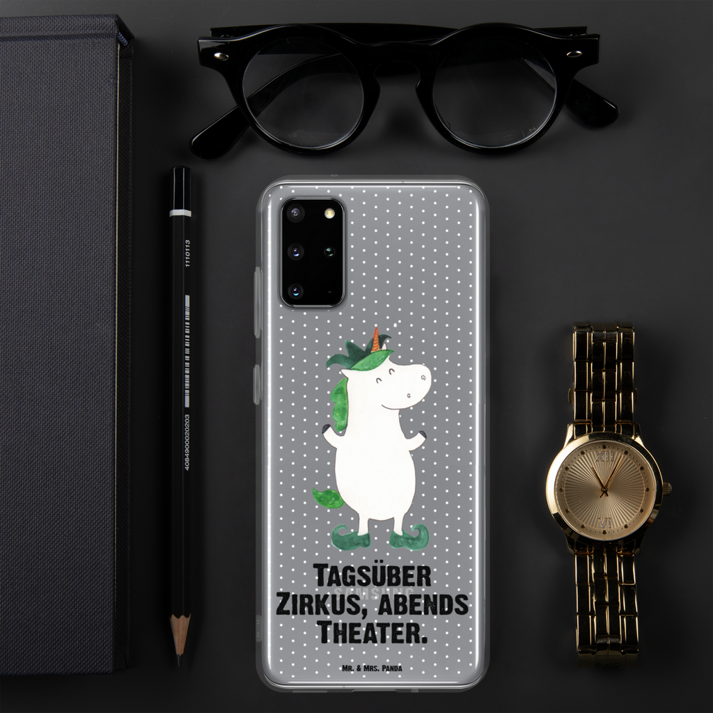 Handyhülle Einhorn Joker Handyhülle, Handycover, Transparente Handyhülle, Flexible Handyhülle, Handyschutz, Transparent, Durchsichtig, Schutzhülle für Handy, Stilvolle Handyhülle, Robuste Handyhülle, Schutz vor Kratzern, Schützende Handyhülle, Einhorn, Einhörner, Einhorn Deko, Pegasus, Unicorn, Hofnarr, Kasper, Gaukler, Mittelalter