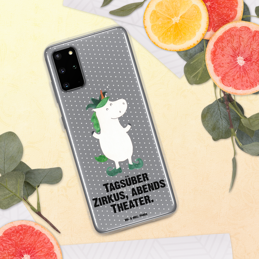 Handyhülle Einhorn Joker Handyhülle, Handycover, Transparente Handyhülle, Flexible Handyhülle, Handyschutz, Transparent, Durchsichtig, Schutzhülle für Handy, Stilvolle Handyhülle, Robuste Handyhülle, Schutz vor Kratzern, Schützende Handyhülle, Einhorn, Einhörner, Einhorn Deko, Pegasus, Unicorn, Hofnarr, Kasper, Gaukler, Mittelalter