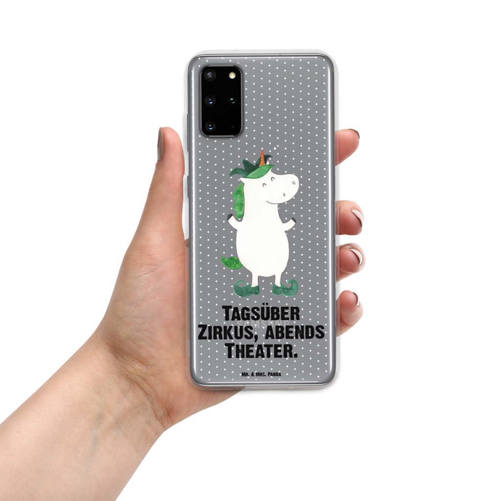 Handyhülle Einhorn Joker Handyhülle, Handycover, Transparente Handyhülle, Flexible Handyhülle, Handyschutz, Transparent, Durchsichtig, Schutzhülle für Handy, Stilvolle Handyhülle, Robuste Handyhülle, Schutz vor Kratzern, Schützende Handyhülle, Einhorn, Einhörner, Einhorn Deko, Pegasus, Unicorn, Hofnarr, Kasper, Gaukler, Mittelalter