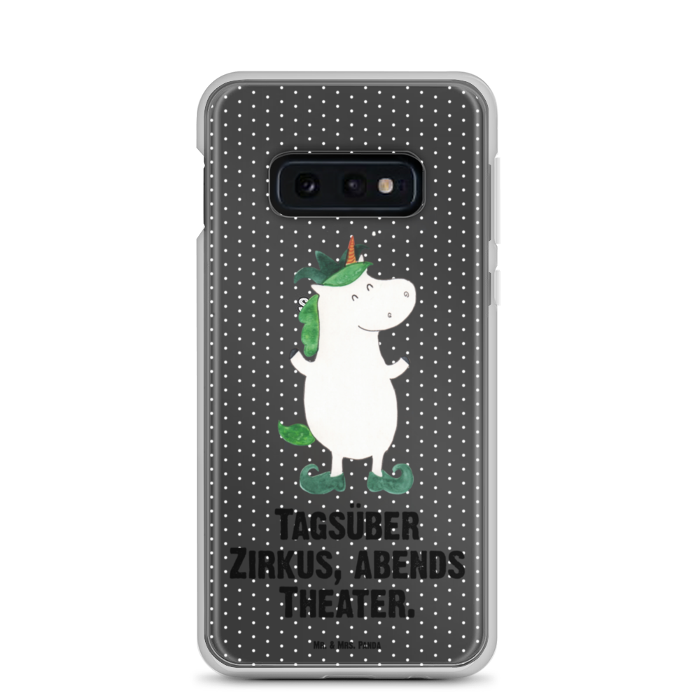 Handyhülle Einhorn Joker Handyhülle, Handycover, Transparente Handyhülle, Flexible Handyhülle, Handyschutz, Transparent, Durchsichtig, Schutzhülle für Handy, Stilvolle Handyhülle, Robuste Handyhülle, Schutz vor Kratzern, Schützende Handyhülle, Einhorn, Einhörner, Einhorn Deko, Pegasus, Unicorn, Hofnarr, Kasper, Gaukler, Mittelalter