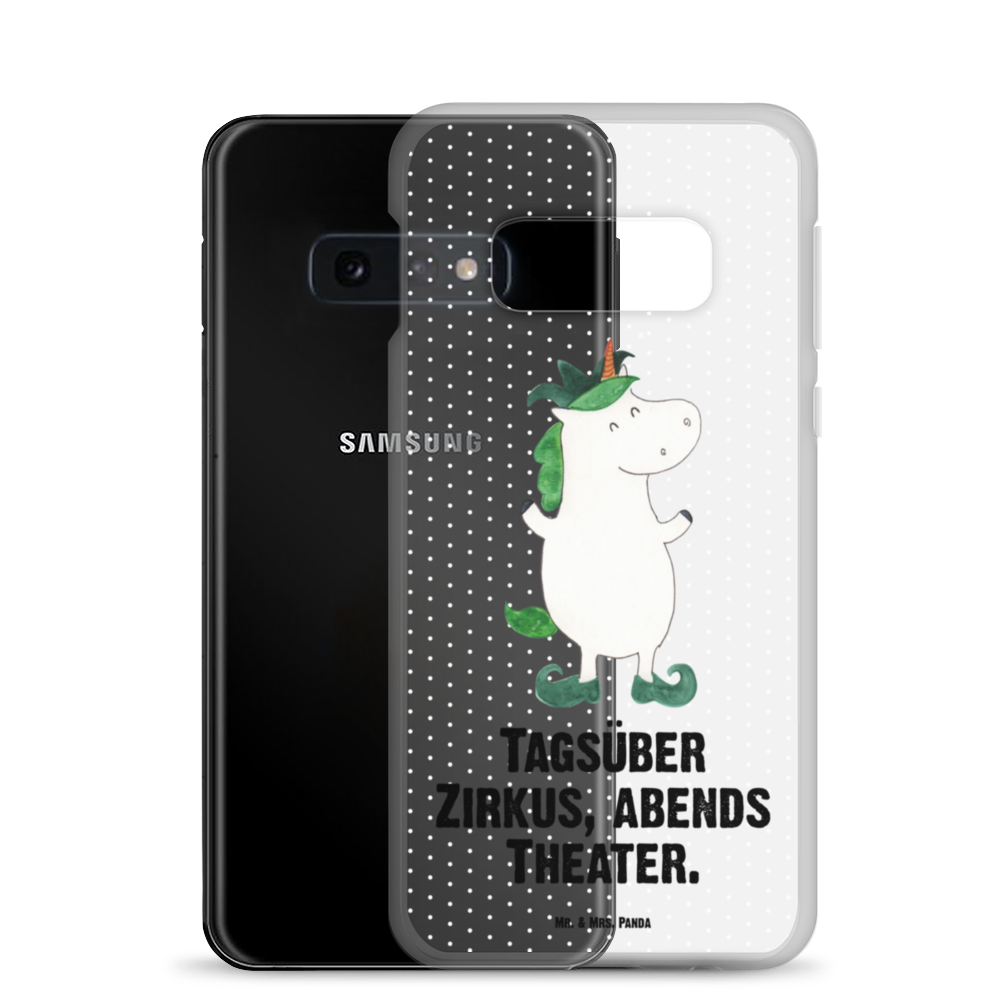 Handyhülle Einhorn Joker Handyhülle, Handycover, Transparente Handyhülle, Flexible Handyhülle, Handyschutz, Transparent, Durchsichtig, Schutzhülle für Handy, Stilvolle Handyhülle, Robuste Handyhülle, Schutz vor Kratzern, Schützende Handyhülle, Einhorn, Einhörner, Einhorn Deko, Pegasus, Unicorn, Hofnarr, Kasper, Gaukler, Mittelalter