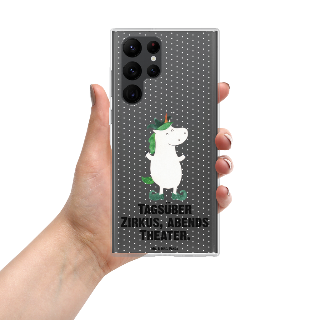 Handyhülle Einhorn Joker Handyhülle, Handycover, Transparente Handyhülle, Flexible Handyhülle, Handyschutz, Transparent, Durchsichtig, Schutzhülle für Handy, Stilvolle Handyhülle, Robuste Handyhülle, Schutz vor Kratzern, Schützende Handyhülle, Einhorn, Einhörner, Einhorn Deko, Pegasus, Unicorn, Hofnarr, Kasper, Gaukler, Mittelalter