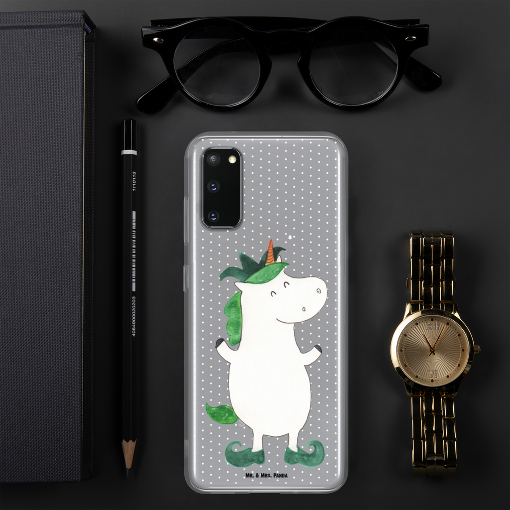 Handyhülle Einhorn Joker Handyhülle, Handycover, Transparente Handyhülle, Flexible Handyhülle, Handyschutz, Transparent, Durchsichtig, Schutzhülle für Handy, Stilvolle Handyhülle, Robuste Handyhülle, Schutz vor Kratzern, Schützende Handyhülle, Einhorn, Einhörner, Einhorn Deko, Pegasus, Unicorn, Hofnarr, Kasper, Gaukler, Mittelalter