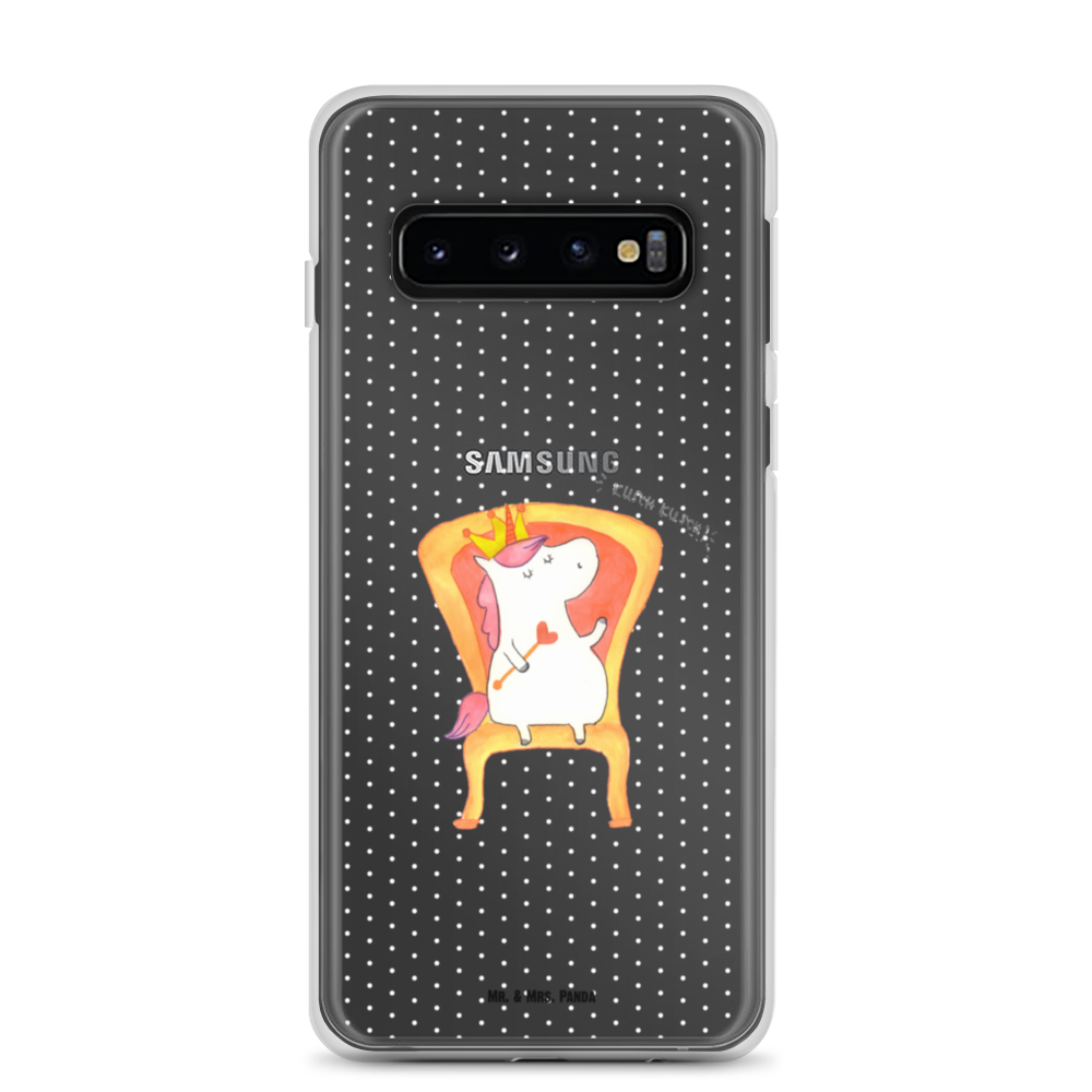 Handyhülle Einhorn König Handyhülle, Handycover, Transparente Handyhülle, Flexible Handyhülle, Handyschutz, Transparent, Durchsichtig, Schutzhülle für Handy, Stilvolle Handyhülle, Robuste Handyhülle, Schutz vor Kratzern, Schützende Handyhülle, Einhorn, Einhörner, Einhorn Deko, Pegasus, Unicorn, König, Präsident, Bundeskanzler, Herrscher, Kaiser, Prinzessin, Krone