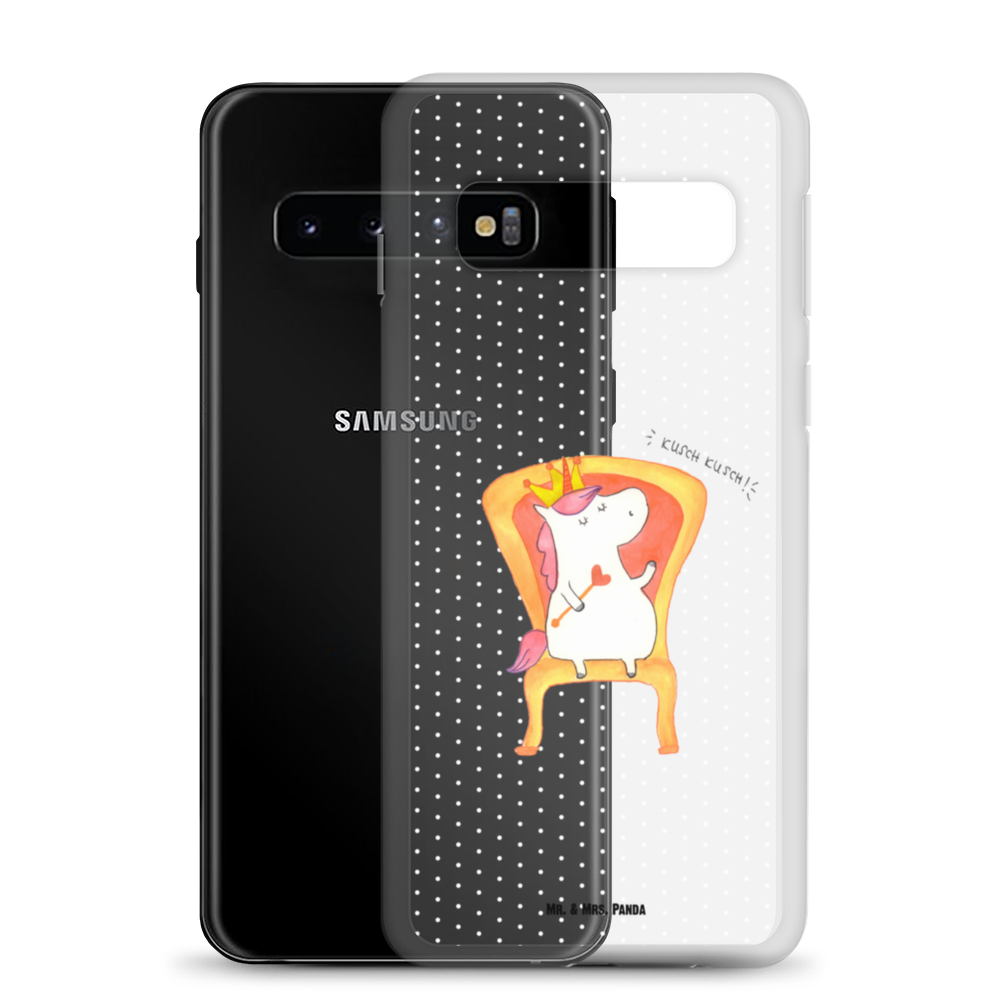 Handyhülle Einhorn König Handyhülle, Handycover, Transparente Handyhülle, Flexible Handyhülle, Handyschutz, Transparent, Durchsichtig, Schutzhülle für Handy, Stilvolle Handyhülle, Robuste Handyhülle, Schutz vor Kratzern, Schützende Handyhülle, Einhorn, Einhörner, Einhorn Deko, Pegasus, Unicorn, König, Präsident, Bundeskanzler, Herrscher, Kaiser, Prinzessin, Krone