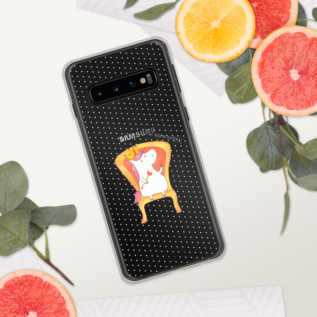 Handyhülle Einhorn König Handyhülle, Handycover, Transparente Handyhülle, Flexible Handyhülle, Handyschutz, Transparent, Durchsichtig, Schutzhülle für Handy, Stilvolle Handyhülle, Robuste Handyhülle, Schutz vor Kratzern, Schützende Handyhülle, Einhorn, Einhörner, Einhorn Deko, Pegasus, Unicorn, König, Präsident, Bundeskanzler, Herrscher, Kaiser, Prinzessin, Krone