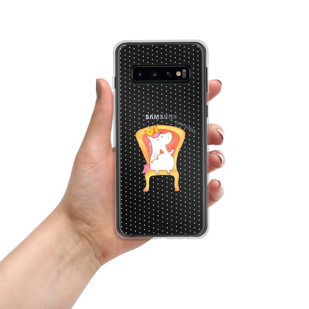 Handyhülle Einhorn König Handyhülle, Handycover, Transparente Handyhülle, Flexible Handyhülle, Handyschutz, Transparent, Durchsichtig, Schutzhülle für Handy, Stilvolle Handyhülle, Robuste Handyhülle, Schutz vor Kratzern, Schützende Handyhülle, Einhorn, Einhörner, Einhorn Deko, Pegasus, Unicorn, König, Präsident, Bundeskanzler, Herrscher, Kaiser, Prinzessin, Krone