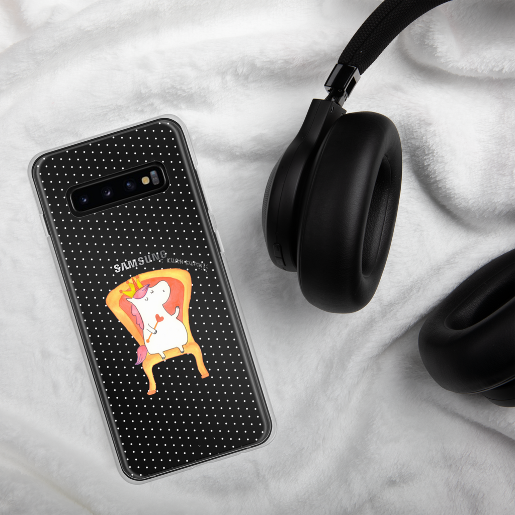 Handyhülle Einhorn König Handyhülle, Handycover, Transparente Handyhülle, Flexible Handyhülle, Handyschutz, Transparent, Durchsichtig, Schutzhülle für Handy, Stilvolle Handyhülle, Robuste Handyhülle, Schutz vor Kratzern, Schützende Handyhülle, Einhorn, Einhörner, Einhorn Deko, Pegasus, Unicorn, König, Präsident, Bundeskanzler, Herrscher, Kaiser, Prinzessin, Krone